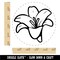 Easter Lily Beautiful Flower Rubber Stamp for Stamping Crafting Planners